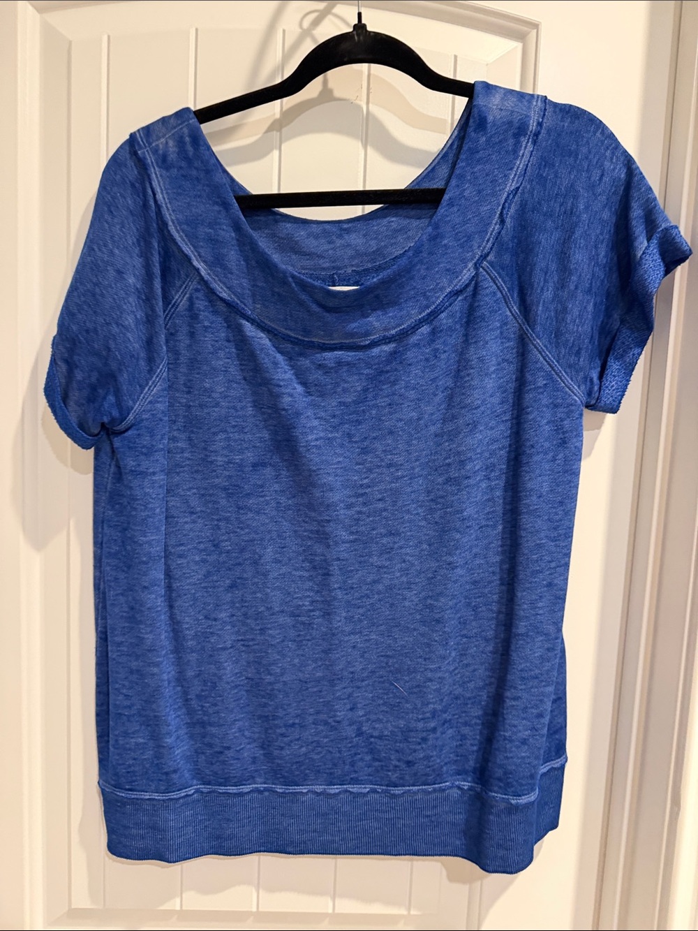 Maurices Royal Blue Short Sleeve Pullover Top